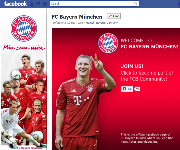 FCB bei Facebook