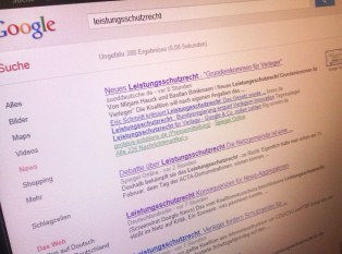 Leistungsschutzrecht